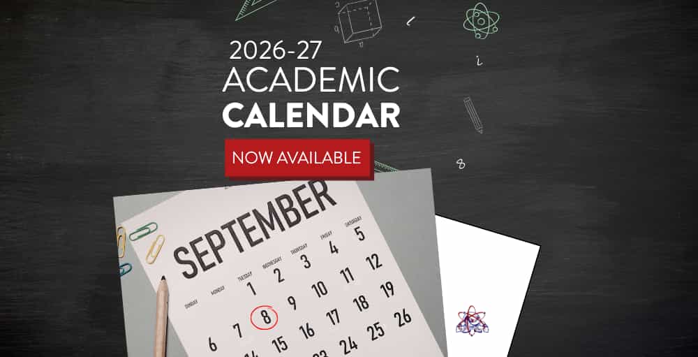 CSAR Academic Calendar Now Available